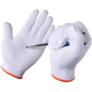 Guantes de algodón para trabajo de seguridad, alta calidad, barato, 60g - Product Image 3