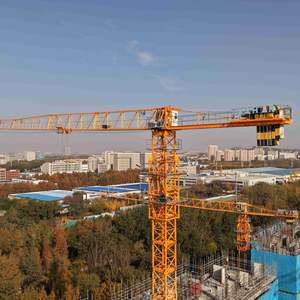 Dahan QTZ125-6015-10ton 60m Flat Top <b>Tower</b> <b>Crane</b> Building Max Height 200m for Hot Sale High Quality - Product Image 1