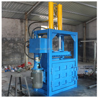 Machine à rouler des balles de coton hydraulique verticale, machine à balayer les vêtements d'occasion