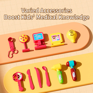 Nouveau kit médical de simulation en plastique ABS - Machine à ultrasons de jeu d'imitation avec écran EGC, effets sonores et lumineux pour enfants - Product Image 5