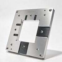 Support de positionnement d'objets usinés CNC, en alliage d'aluminium 6061, utilisé pour le positionnement des pièces usinées