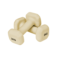 Haltères de fitness personnalisés en fonte, haltères carrés en gros, poids de main pour la gym, haltères en néoprène, poids libres pour Pilates