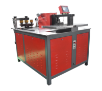 Machine de traitement de barres omnibus trois-en-un, poinçon et découpe de barres de cuivre et d'aluminium, machine de traitement de barres omnibus CNC