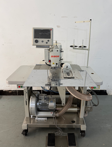 Machine à coudre industrielle à point noué à lit plat, simple aiguille, automatique, pour la pose de fentes latérales, modèle DS-011A, pour usage en usine de confection - Product Image 2