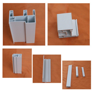 Huazhijie fenêtre à battant en plastique pvc profils upvc fenêtre et cadre de porte - Product Image 5
