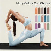 Accessoires de gym personnalisés Milk Tea, Bande de résistance en tissu unisexe, Tapis de yoga en caoutchouc PU, Cercle magique de yoga, Anneau de yoga et de Pilates, Kit de yoga