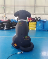 Modèle de chien gonflable géant en PVC Taraulin pour la publicité et la décoration, taille personnalisable et certifié CE