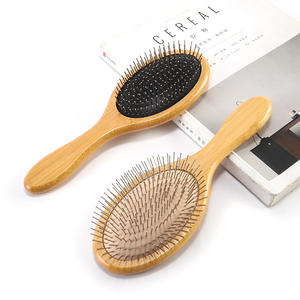 Cepillo de Pelo de Bambú con Cojín de Aire, Dientes de Acero Medianos, Antiestático, para Uso Doméstico, Estilo Clásico, para Adultos - Product Image 4