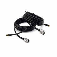 Connecteur YC personnalisé en cuivre, prise femelle de type N vers fiche mâle SMA pour câble d'extension coaxial RF RG58 LMR240/LMR200