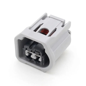 2 pines 6189-7284 hembra <span class=keywords><strong>Auto</strong></span> eléctrico coche enchufe 9098012A43 cableado impermeable Color gris Sensor conector 90980-12A43 - Product Image 1