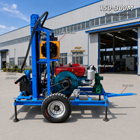 Mini Foreuse Portable de Puits d’Eau 200m 35HP Boue et Air Machine de Forage de Puits d’Eau pour Irrigation Agricole