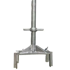 Plaque de base de sol réglable pivotante pour échafaudage, tube Q235 - Product Image 1