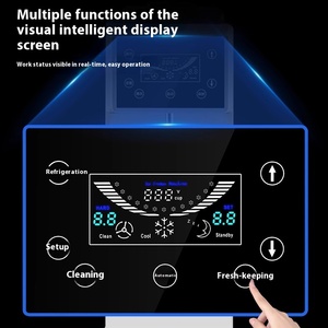 Thương mại đầu duy nhất hoàn toàn tự động sữa chua Máy làm kem không gian nhỏ 220V Ice Cream <span class=keywords><strong>Maker</strong></span> cho món tráng miệng sữa trà cửa hàng sử dụng - Product Image 4