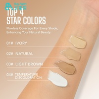 Vente en gros OCHEAL Fond de teint changeant de haute qualité Maquillage Couverture mate Fond de teint changeant de couleur blanche