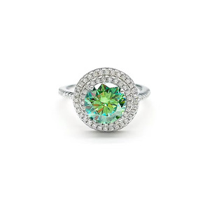 Женское обручальное кольцо из серебра 925 пробы, 2 карата - Product Image 5