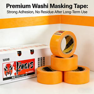 เทปกาววาชิพรีเมียม กาวเหนียวแน่น ไม่ทิ้งคราบ สำหรับงานทาสีและตกแต่ง - Product Image 1