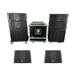 <strong>Dual</strong> <strong>10</strong>-inch <strong>Line</strong> <strong>Array</strong> <strong>Speaker</strong> 4+2 Set Power Amplifier System