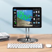 Support magnétique pour tablette de bureau, support magnétique 360 rotation pour iPad Magsafe Samsung 13 pouces
