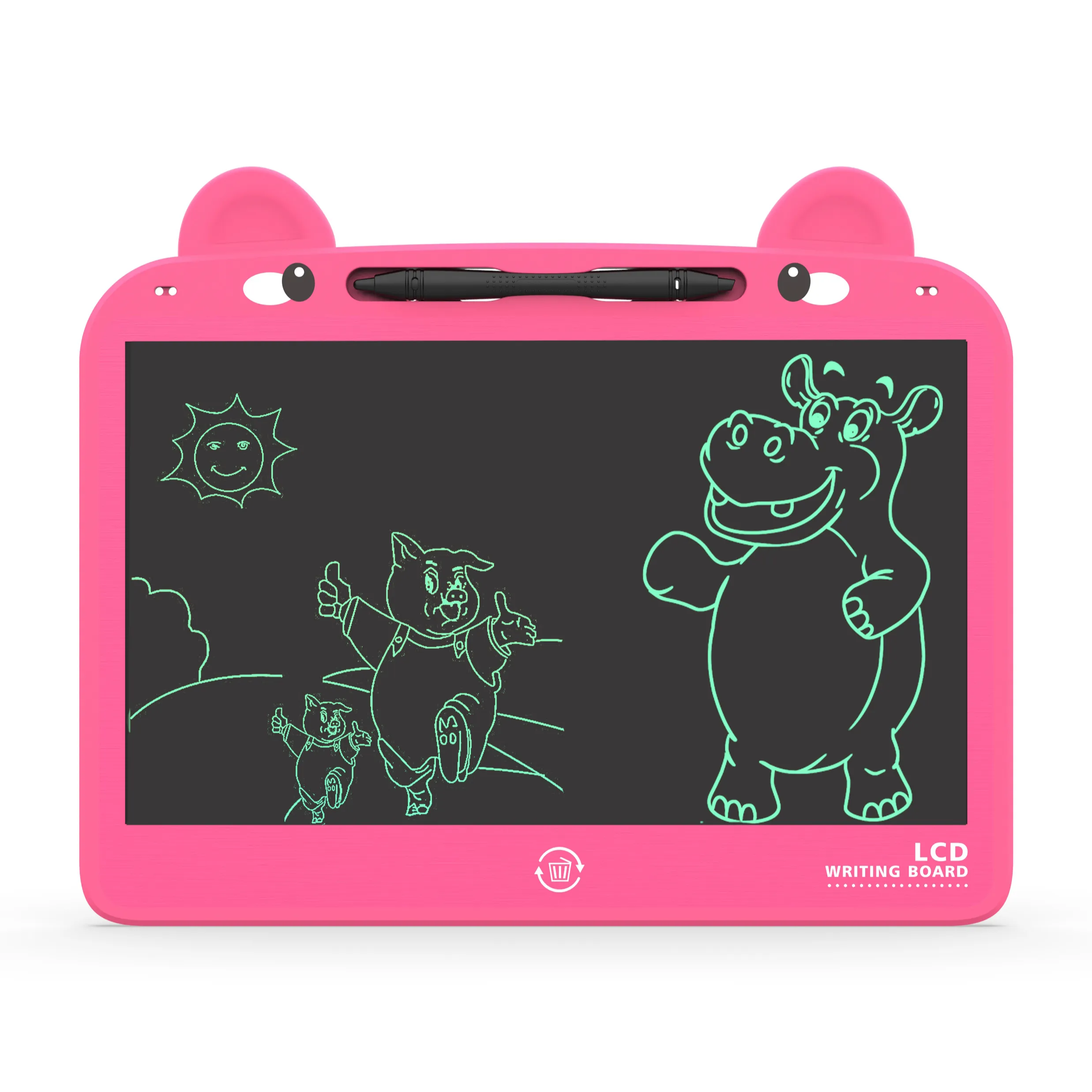 Tablet para escrita lcd de 13.5 polegadas, eletrônica, prancheta para desenho, crianças, cor mágica, brinquedos para meninos, bebês de 2-6 anos, imperdível