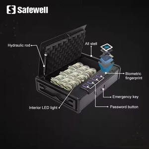 Cassaforte <span class=keywords><strong>per</strong></span> Armi Safewell ad Alta <span class=keywords><strong>Sicurezza</strong></span> con Impronta Digitale Biometrica e Serratura a Chiave, Ignifuga, Accesso Rapido <span class=keywords><strong>per</strong></span> la <span class=keywords><strong>Sicurezza</strong></span> dei Bambini - Product Image 5