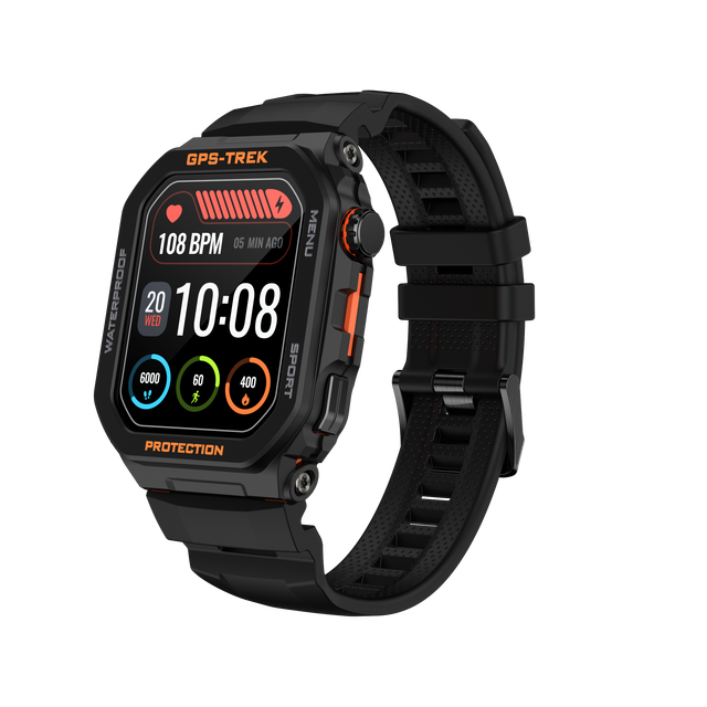 Smart Wearable GPS Watch IP68 Waterproof HRV Heart Rate Variability Monitoring Blood Oxygen Health Care Activity Tracker 100+