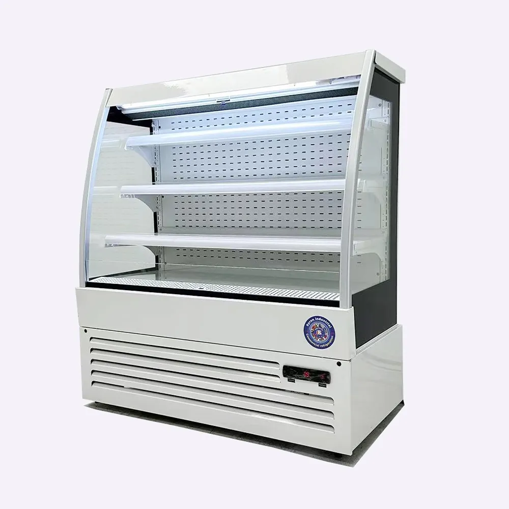 Commercial supermarket display vegetable cooler refrigerator