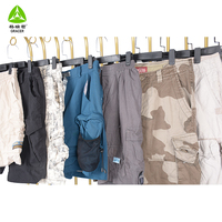 Pantalones Cortos de Carga Usados al por Mayor para Hombre, Ropa Casual de Verano de Segunda Mano