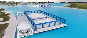 Plataforma Deportiva Acuática Inflable, Juegos Acuáticos, Plataforma Portátil, Isla <span class=keywords><strong>Flotante</strong></span> Inflable, Cancha de Pickleball Inflable - Product Image 6