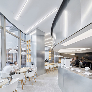 ออกแบบตกแต่งภายในร้านเบเกอรี่ LUX CAFE พร้อมบริการปรับแต่งทั้งร้าน ตู้โชว์กระจก เคาน์เตอร์บาร์ ตกแต่งร้านกาแฟและร้านขายชา - Product Image 4
