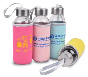 420 ml fabricante, precio de fábrica, proveedor de grado de alimentos de vidrio claro de la botella de agua de botella de bebida de jugo de bottle1139 - Product Image 1