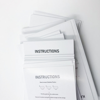 Service d'impression de flyers publicitaires de haute qualité, personnalisés, papier couché double face imperméable A4 A5 A6