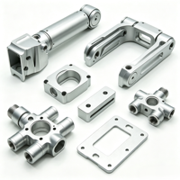 Pièces et boîtiers en aluminium 6061/7075 usinés CNC de haute précision, directement de l'usine, pour équipements automobiles et industriels