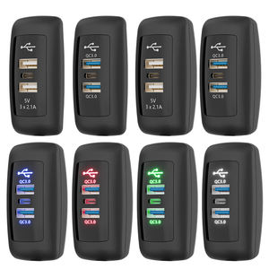 Cargador Rápido de Coche 12V-24V QC3.0 Tipo C PD3.0 con Triple Enchufe USB Toma de Corriente para Autobús, RV, Barco, Marino, ATV, Camión, Carrito de Golf - Product Image 5