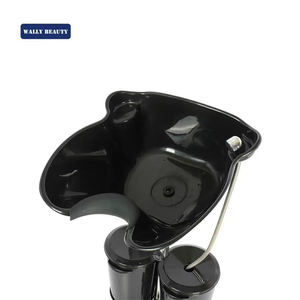 Wally Beauty портативный раковина для мытья волос, мебель для салона, для укладки волос, черный пластиковый умывальник для мытья волос - Product Image 6