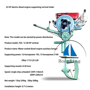 Hélice Marine monocylindre, suspension à palette, machine hors-bord refroidie à l'eau, hélice électrique sous-Marine - Product Image 5