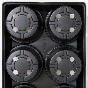 Fournitures de jardinage 8 Pack Pot <span class=keywords><strong>Navette</strong></span> Plateaux pour 125mm Pots de Pépinière - Product Image 6