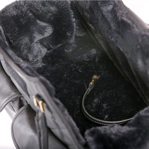 Özel kapitone Vegan Faux deri bayanlar shearlling Tote çanta ile Pet çanta kedi köpek seyahat taşıyıcısı - Product Image 4