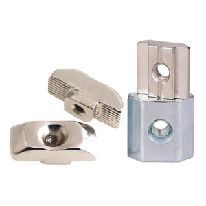 Thép không gỉ kẽm platedsteel <span class=keywords><strong>t</strong></span> khe Alu hồ sơ <span class=keywords><strong>30x30</strong></span> phá vỡ Nut 8 Ith u-loại mùa xuân lá bông tai hạ<span class=keywords><strong>t</strong></span> cho nhôm hồ sơ - Product Image 3