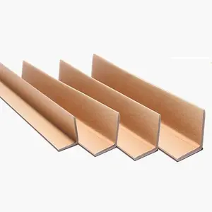 Customized Brown Corrugated Cardboard Corner Board Pallet Edge Protector Carton Box Paper Corner Protector