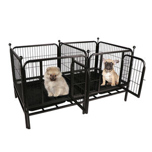 Clôture temporaire <span class=keywords><strong>pour</strong></span> <span class=keywords><strong>chien</strong></span> de <span class=keywords><strong>grande</strong></span> taille BS C020 Classics Designs, barrière rétractable <span class=keywords><strong>pour</strong></span> <span class=keywords><strong>chien</strong></span> d'extérieur, clôture de sécurité empilable, clôture <span class=keywords><strong>pour</strong></span> chenil - Product Image 2