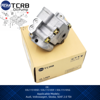 مضخة زيت محرك من مصنع TCRB لسيارات فولكس فاجن وأودي وسكودا وسيات أماروك 2.0 TDI ديزل T5 T6 03L115105F 03L115105D