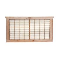 Excluseur vertical en bois pour abeilles Cerana, espacement de 4 mm, en sapin et bambou, compatible avec les ruches standard à 10 cadres
