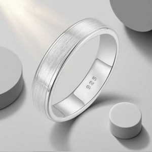 925スターリングシルバーリング男性用金メッキ14k18kローズゴールド5/6/7/8mmカスタム卸売さまざまなサイズのカップルリング - Product Image 4