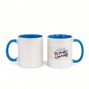 Taza de Café de Cerámica de 11 oz con Sublimación de Fotos a Color en el Borde Interior, Personalizada, Venta al Por Mayor AGH - Product Image 2
