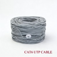 Cable de Red Ethernet Cat5e, Cable LAN de 0.50mm CCA 24awg 4pr 305m UTP FTP 1000ft, Cable de Red Interior Cat5e