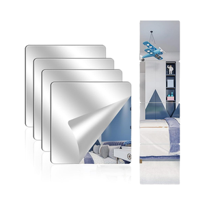 Hiện Đại Acrylic Gương Tường Tự Dính Không Khung Nhỏ Gương Gạch Thân Thiện Với Môi Linh Hoạt Nhựa Gương Tấm Cho Phòng Ngủ - Product Image 1