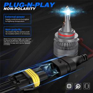 ไฟหน้ารถยนต์ LED รุ่น 9005 ประสิทธิภาพสูง ติดตั้งง่าย เพิ่มการมองเห็นในเวลากลางคืน ไฟหน้า LED 12v - Product Image 2