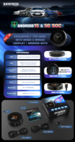 Ai Box 2026 12+256GB Qualcomm 6350 Android 15 Carplay Youtube Netflix Video Adaptador Inalámbrico Carplay Android Auto Ai Android Box