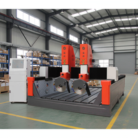 Nueva Máquina CNC Mingke de Doble Cabezal con Sierra para Perfilado/Corte/Posicionamiento/Modelado de Piedra para Mármol 15kW 3000mm 1000mm