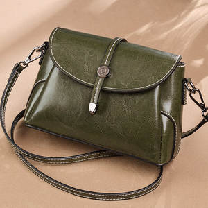 Nouveau sac à main en cuir véritable imperméable à la mode pour femmes, sac carré petit à bandoulière, à porter sur l'épaule, avec une texture haut de gamme - Product Image 4